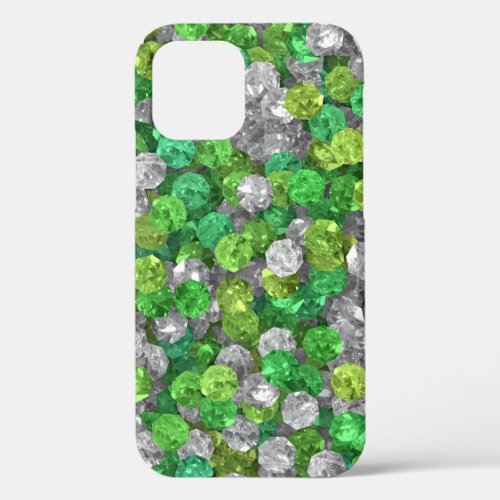 Loose Emerald Gemstones iPhone 12 Pro Case
