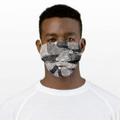Loose Granite Rock Adult Cloth Face Mask (Worn)
