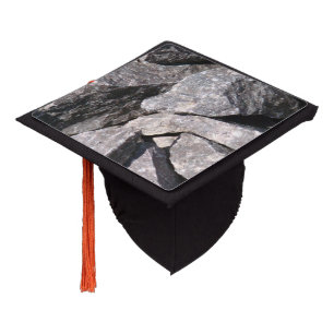 Loose Granite Rock Graduation Cap Topper