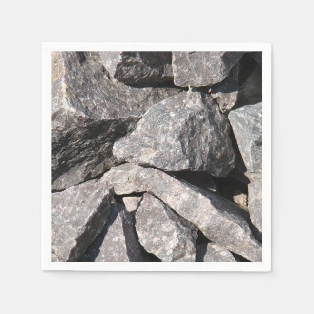 Loose Granite Rock Napkins (Front)