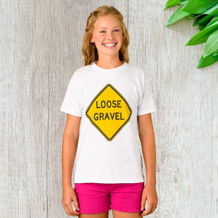 Loose Gravel Warning Sign Road Hazard T-Shirt