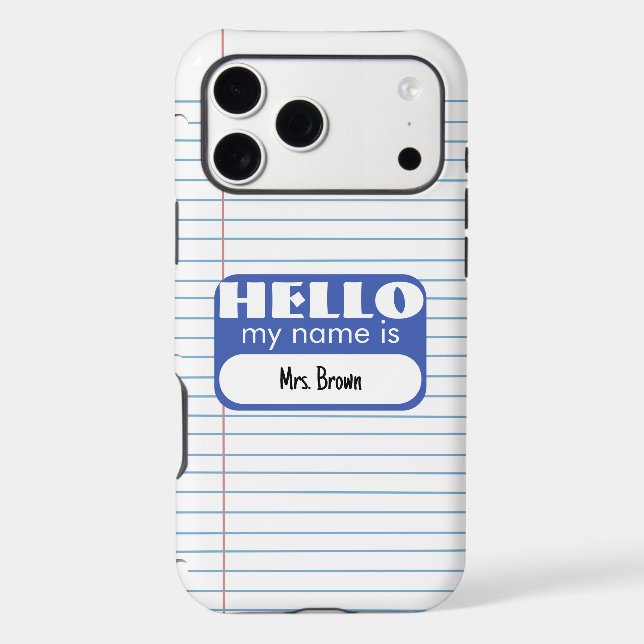 Loose leaf iPhone case (Back)