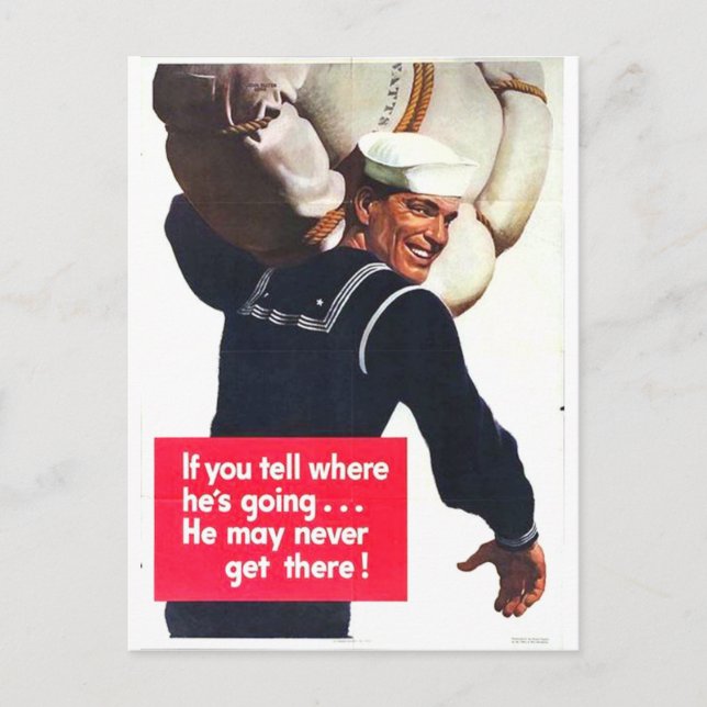 Loose Lips 1 Postcard (Front)