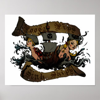 Loose Lips Sink Ships Poster