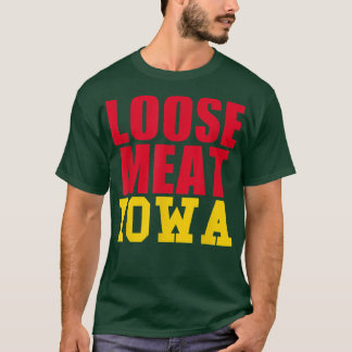 Loose Meat Iowa Food Sandwich State Favorite Histo T-Shirt