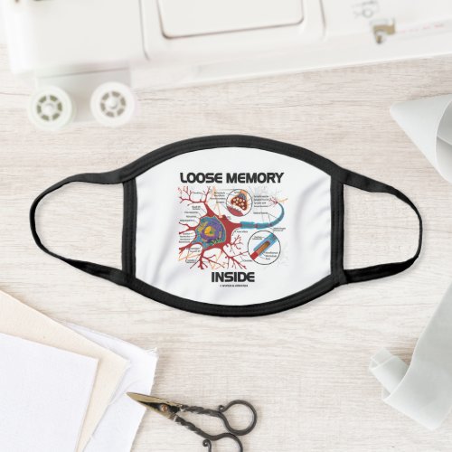 Loose Memory Inside Neuron Synapse Geek Humor Face Mask