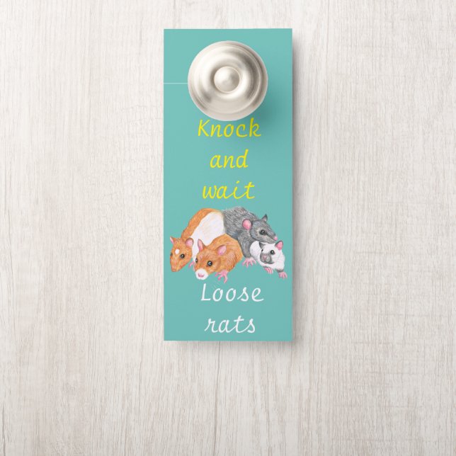 Loose rats door hanger (On Knob)