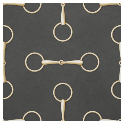Loose Ring Snaffle Bit Equestrian (large scale) Fabric