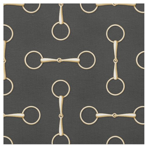 Loose Ring Snaffle Bit Equestrian (small scale) Fabric