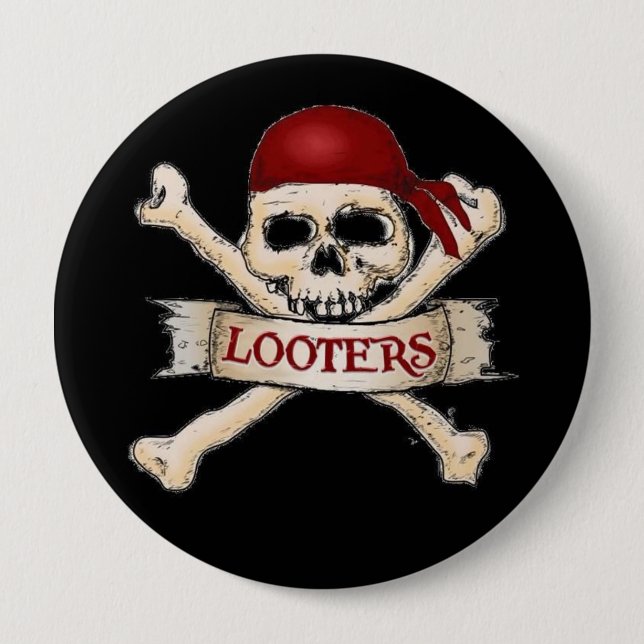 Looter Flair!! Pinback Button (Front)
