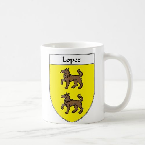 Lopez Coat of ArmsFamily Crest Coffee Mug