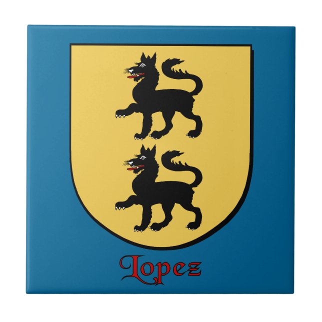 Lopez Family Shield Tile (Front)
