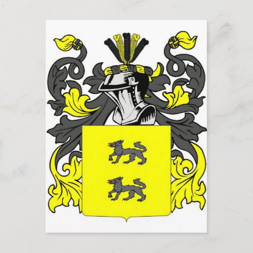 Lopez Spanish Coat of Arms Postcard