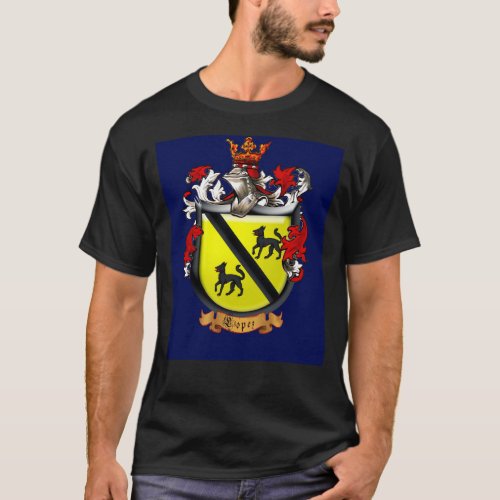 Lopez Spanish coat of arms t_shirt