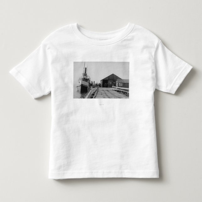 Lopez, WA - View of the SS Islander at City Dock Toddler T-shirt (Front)