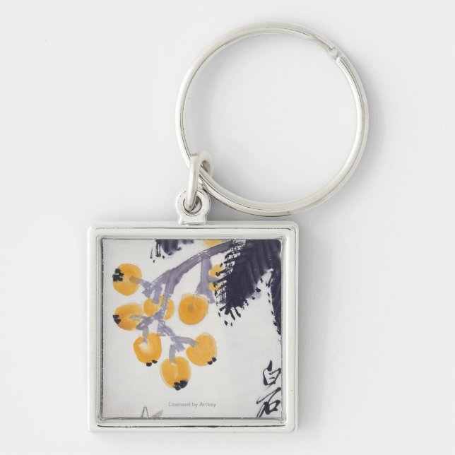 Loquats and a Grasshopper Keychain (Front)