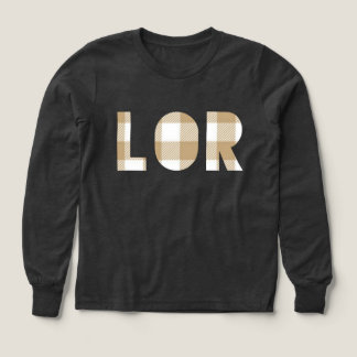 Lor Hmong Last Name Plaid Family Matching Shirt