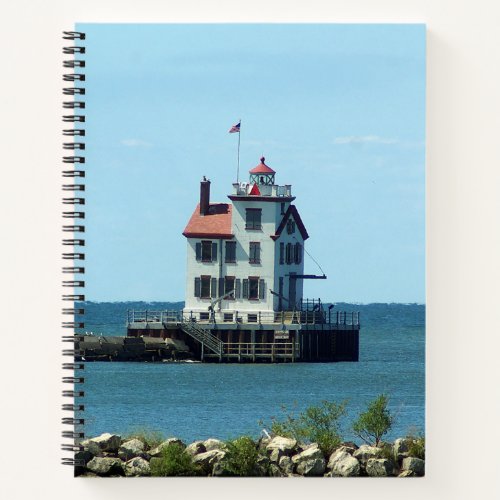 Lorain Harbor West Breakwater Light notebook