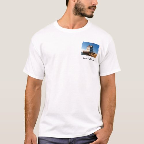 Lorain lighthouse mens T T_Shirt