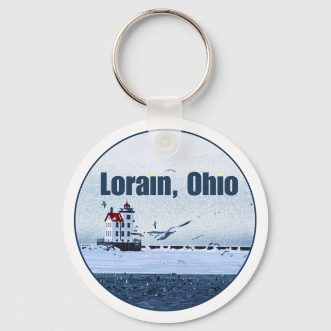 Lorain, Ohio Keychain (Front)