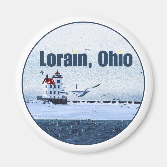 Lorain, Ohio Magnet (Front)