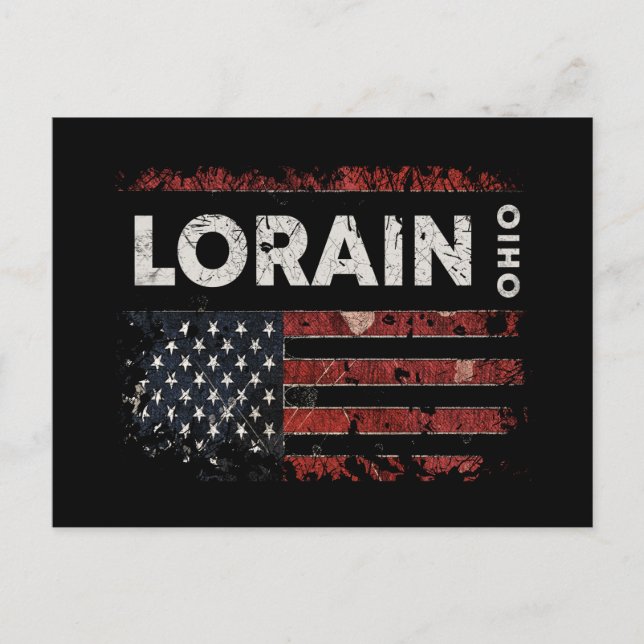 Lorain Ohio Postcard (Front)