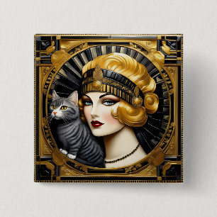 loral Dreams and Deco Delights 3 Button