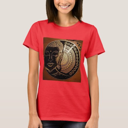 Lord Buddha Art T_Shirt