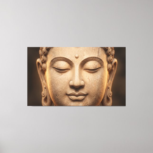 Lord Buddha Canvas Print (Front)