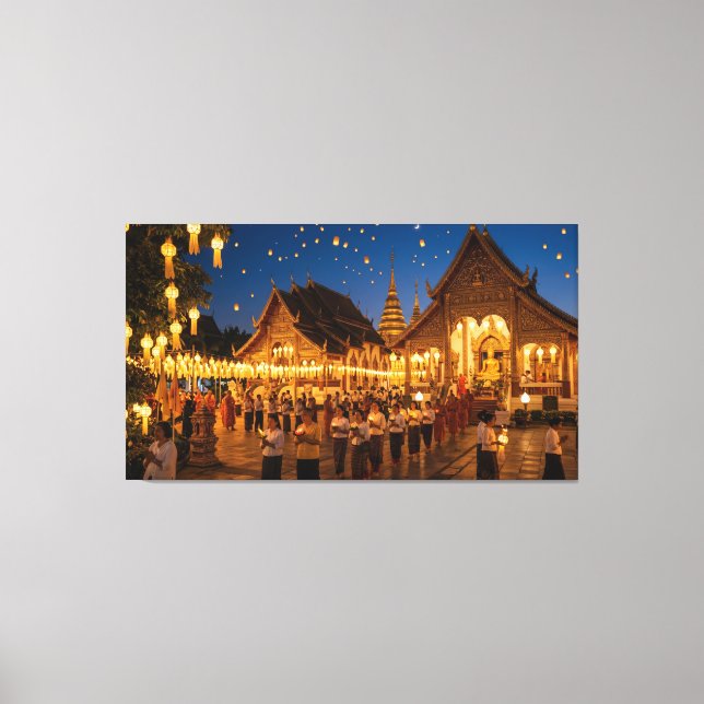 Lord Buddha Canvas Print (Front)