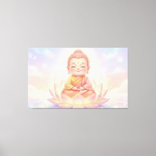 Lord Buddha Canvas Print (Front)