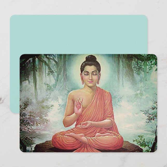 Lord Buddha - Greeting Card (Front/Back)