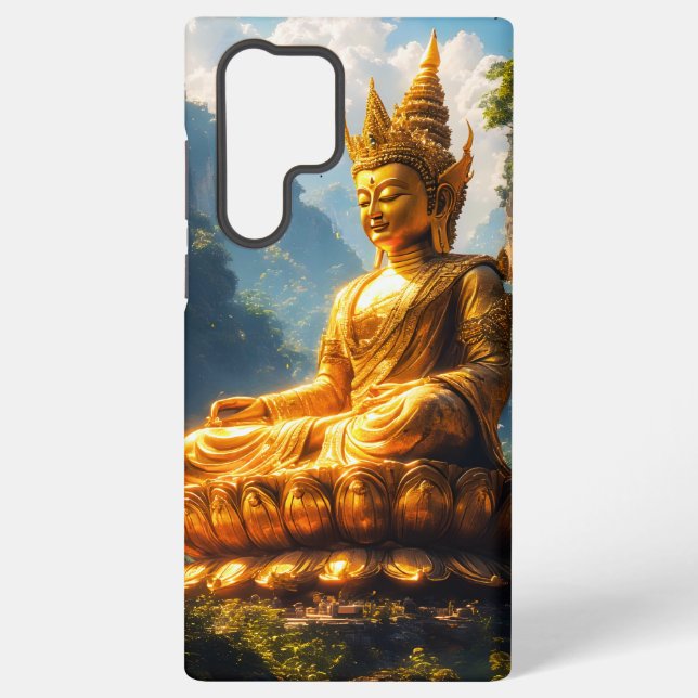 Lord Buddha of the Golden Land Samsung Galaxy Case (Back)