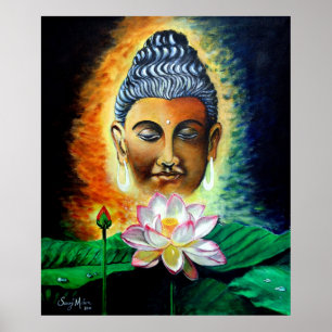 lord buddha poster