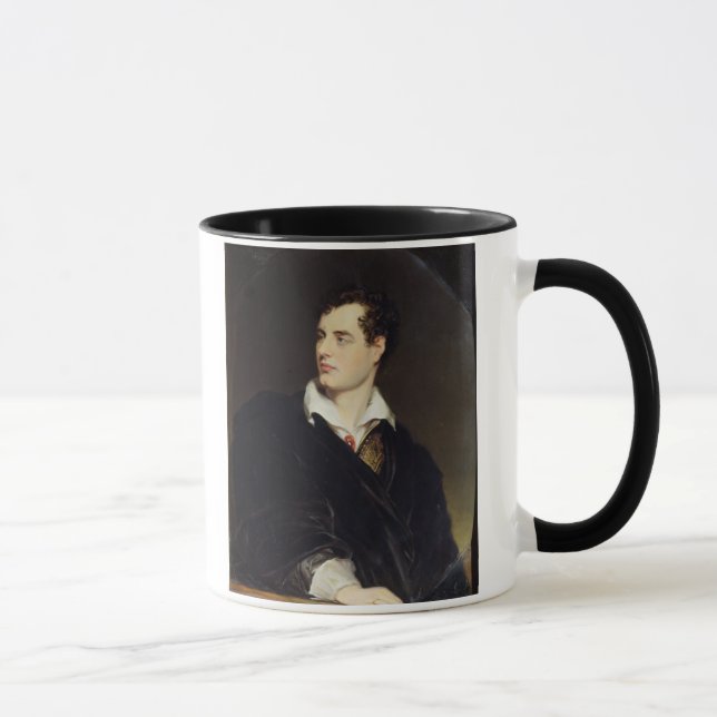 Lord Byron after a Portrait painted by Thomas Phil Mug (Right)