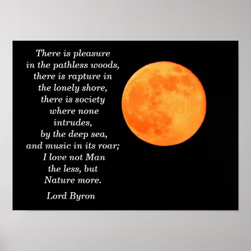 Lord Byron quote _ art print