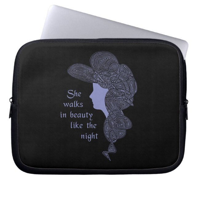 Lord Byron's Lady Laptop Sleeve (Front)