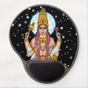Lord Chandra Divine Moon God Mouse Pad