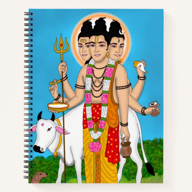 Lord Dattatreya Notebook (Front)