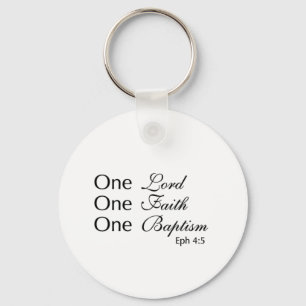 Lord Faith Baptism Keychain