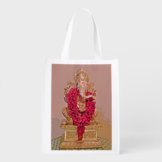 Lord Ganesh Grocery Bag (Back)