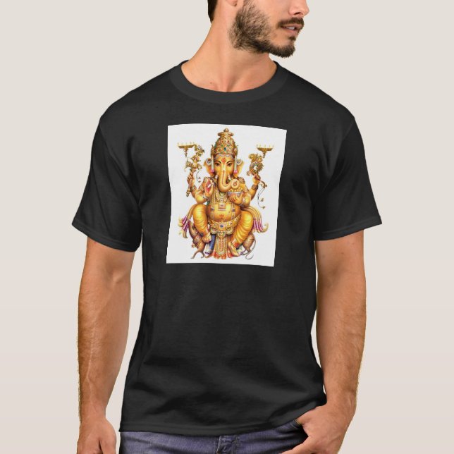 LORD GANESH HINDU GOD T-Shirt (Front)