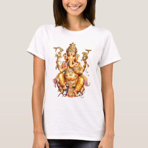 LORD GANESH HINDU GOD T_Shirt