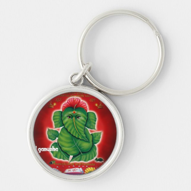 Lord Ganesh Key-chain Keychain (Front)