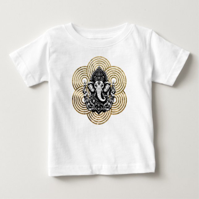 Lord Ganesha Baby T-Shirt (Front)