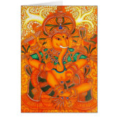 Lord Ganesha Beautiful Floral Fine Art (Front)