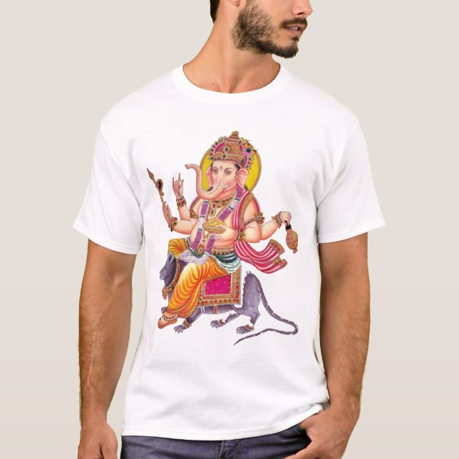 LORD GANESHA - Ganapati, Vinayaka, and Pillaiyar T-Shirt (Front)