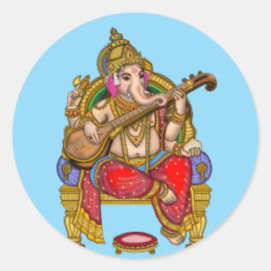 Lord Ganesha Glossy Waterproof Sticker