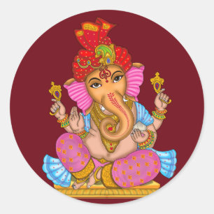Lord Ganesha Glossy Waterproof Sticker