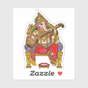 Lord Ganesha Glossy Waterproof Sticker